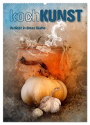Cover-Bild zum Titel 'kochKUNST Verliebt in Omas Küche (Wandkalender 2026 DIN A2 hoch), CALVENDO Monatskalender' von 'Marion Krätschmer'