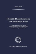 Cover-Bild zum Titel 'Husserls Phänomenologie Der Intersubjektivität' von 'Georg Römpp'