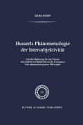 Cover-Bild zum Titel 'Husserls Phänomenologie Der Intersubjektivität' von 'Georg Römpp'