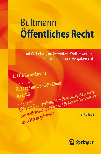 Öffentliches Recht - Peter Friedrich Bultmann