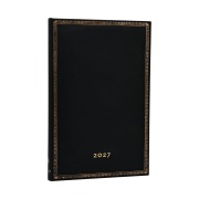 Cover-Bild zum Titel '12-Monatskalender 2027 Black Edition Maxi Horizontal' von ''