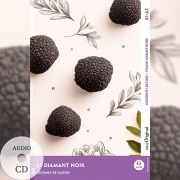 Cover-Bild zum Titel 'Le Diamant Noir - Französische Krimi-Lektüre A1-A2 (+ Audio-CD)' von 'Louise Delaunay'