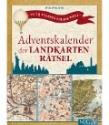Cover-Bild zum Titel 'Adventskalender der Landkartenrätsel' von 'Philip Kiefer'