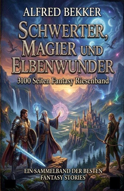 Schwerter, Magier und Elbenwunder - 3100 Seiten Fantasy Riesenband - Alfred Bekker