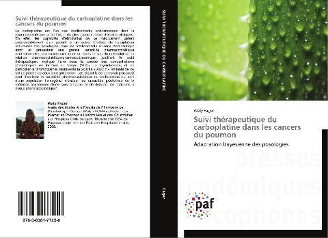 Suivi thérapeutique du carboplatine dans les cancers du poumon - Waly Fager
