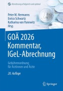 Cover-Bild zum Titel 'GOÄ 2026 Kommentar, IGeL-Abrechnung' von ''