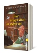 Cover-Bild zum Titel 'Wer länger liest, ist später tot' von 'Auerbach & Auerbach'