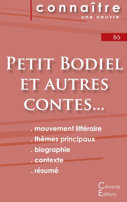 Fiche de lecture Petit Bodiel et autres contes de la savane (Analyse littéraire de référence et résumé complet) - Amadou Hampâté Bâ