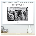 sheep world (hochwertiger Premium Wandkalender 2025 DIN A2 quer), Kunstdruck in Hochglanz - Ulf Köpnick