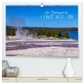 Im Farbenspiel des Yellowstone Natl. Park (hochwertiger Premium Wandkalender 2025 DIN A2 quer), Kunstdruck in Hochglanz - Silvia Drafz