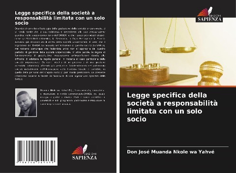 Legge specifica della società a responsabilità limitata con un solo socio - Don José Muanda Nkole Wa Yahve