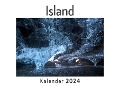 Island (Wandkalender 2024, Kalender DIN A4 quer, Monatskalender im Querformat mit Kalendarium, Das perfekte Geschenk) - Anna Müller