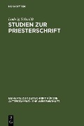 Cover-Bild zum Titel 'Studien zur Priesterschrift' von 'Ludwig Schmidt'