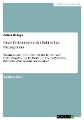 Cover-Bild zum Titel 'Neue Technologien der Politischen Partizipation' von 'Adam Balogh'