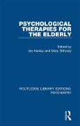 Cover-Bild zum Titel 'Psychological Therapies for the Elderly' von ''