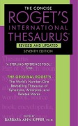 Cover-Bild zum Titel 'The Concise Roget's International Thesaurus' von 'Barbara Ann Kipfer'