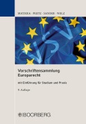 Cover-Bild zum Titel 'Vorschriftensammlung Europarecht' von ''