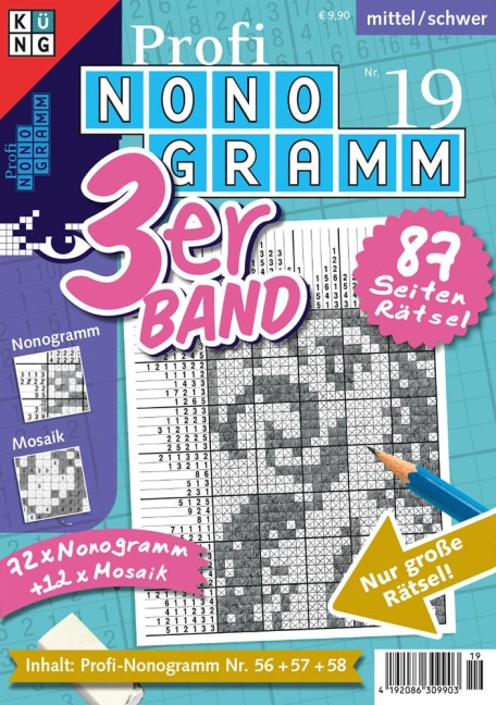Profi-Nonogramm 3er-Band Nr. 19 - 