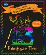 Cover-Bild zum Titel 'Mein schönster Krickel-Kratz-Malblock. Tiere' von 'Nicola Dehmer'