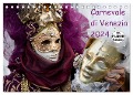 Carnevale di Venezia 2024 (Tischkalender 2024 DIN A5 quer), CALVENDO Monatskalender - Verena Scholze