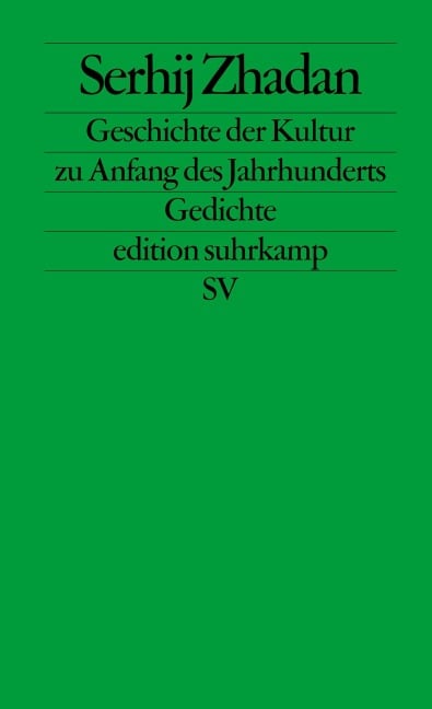 Geschichte der Kultur zu Anfang des Jahrhunderts - Serhij Zhadan