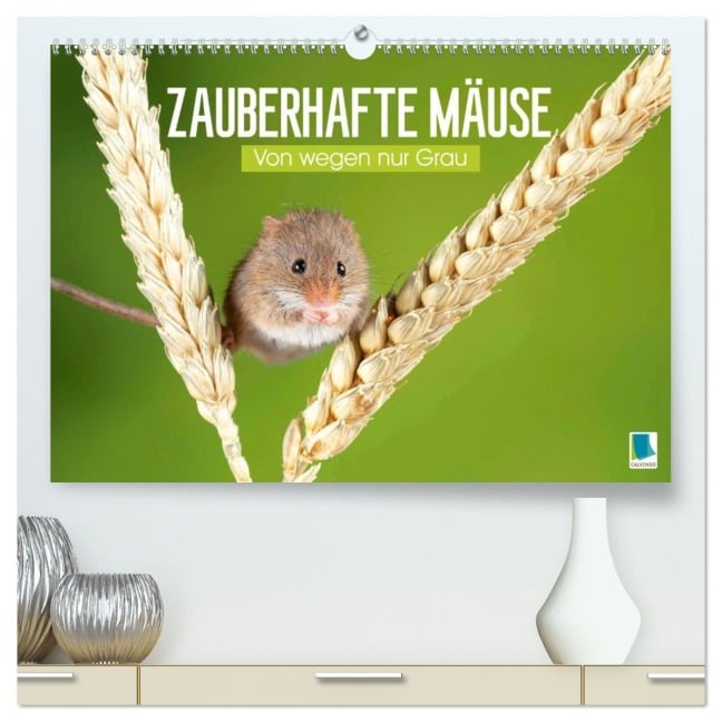 Zauberhafte Mäuse: Von wegen nur Grau (hochwertiger Premium Wandkalender 2026 DIN A2 quer), Kunstdruck in Hochglanz - Calvendo Calvendo