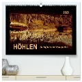 Höhlen, Stalaktiten und Stalagmiten (hochwertiger Premium Wandkalender 2025 DIN A2 quer), Kunstdruck in Hochglanz - Peter Roder