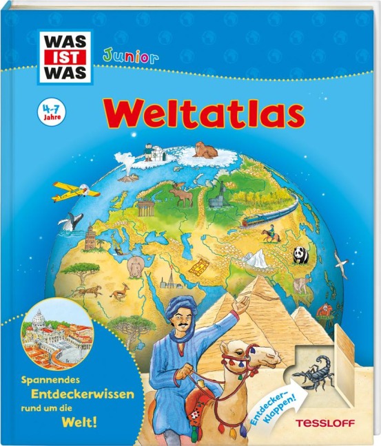 WAS IST WAS Junior Weltatlas für Kinder - Heike Herrmann, Christina Braun