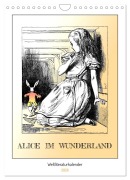 Cover-Bild zum Titel 'Alice im Wunderland - Weltliteraturkalender (Wandkalender 2026 DIN A4 hoch), CALVENDO Monatskalender' von 'Timearts Kunstkalender'