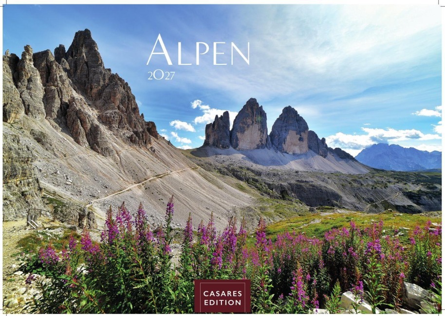 Alpen Kalender 2027 - Wandkalender | Fotokalender | Alpenkalender | Alpenländer 35x50cm Grosses Format - Hochwertiger . mit atemberaubenden Bergmotiven, Perfekt für Naturliebhaber & Bergfans - 