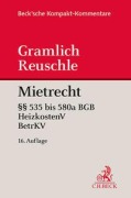 Cover-Bild zum Titel 'Mietrecht' von 'Bernhard Gramlich, Fabian Reuschle'