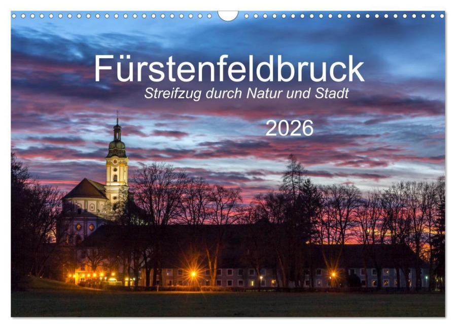 Fürstenfeldbruck - Streifzug durch Natur und Stadt (Wandkalender 2026 DIN A3 quer), CALVENDO Monatskalender - Michael Bogumil