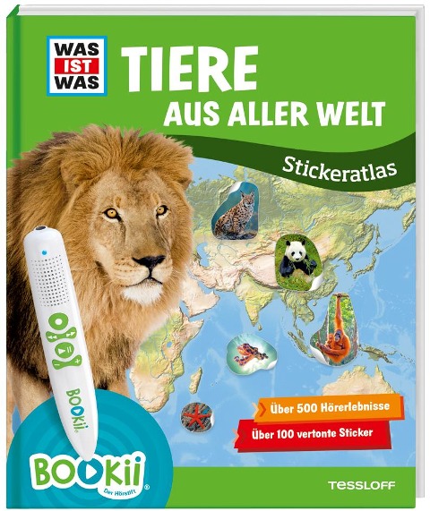 BOOKii® WAS IST WAS Stickeratlas Tiere aus aller Welt - Sebastian Haßler