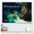 Kitesurfen extrem cool (hochwertiger Premium Wandkalender 2025 DIN A2 quer), Kunstdruck in Hochglanz - Peter Roder