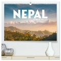 Nepal - Mitten im Himalaya (hochwertiger Premium Wandkalender 2024 DIN A2 quer), Kunstdruck in Hochglanz - Happy Monkey