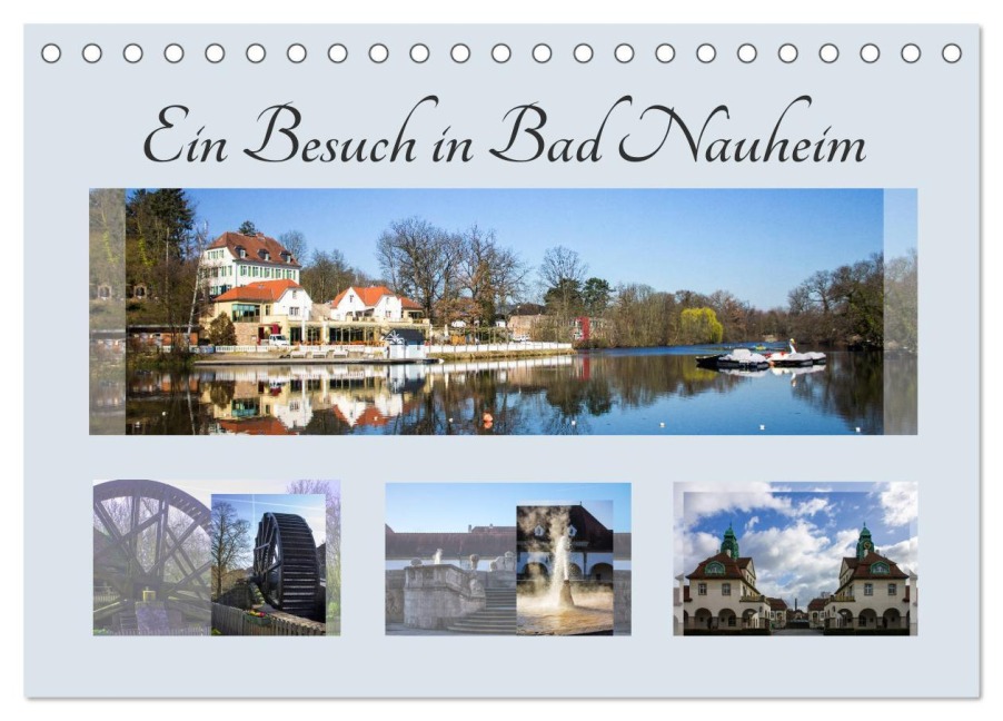 Ein Besuch in Bad Nauheim (Tischkalender 2026 DIN A5 quer), CALVENDO Monatskalender - Marion Bönner