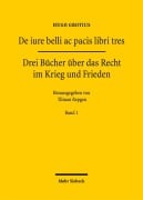Cover-Bild zum Titel 'De iure belli ac pacis libri tres' von 'Hugo Grotius'