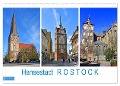 Hansestadt ROSTOCK, das Tor zur Ostsee (Wandkalender 2025 DIN A2 quer), CALVENDO Monatskalender - Ulrich Senff