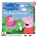Cover-Bild zum Titel 'Folge 32: Das Babyschweinchen' von 'Peppa Pig Hörspiele'