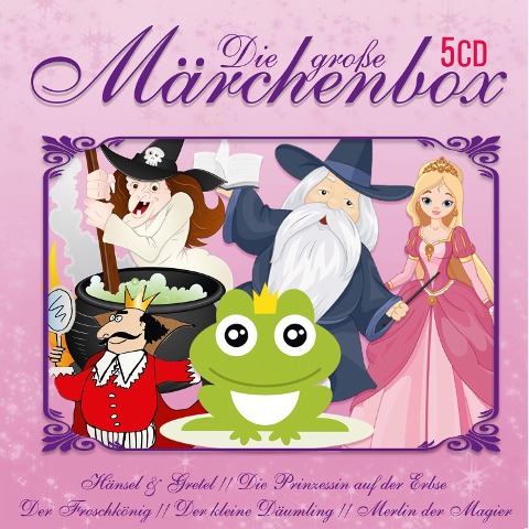 Die große Märchenbox - Hans Christian Andersen, Gebrüder Grimm
