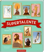 Cover-Bild zum Titel '50 tierische Supertalente' von 'Martin Jenkins'