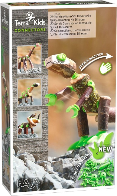 Terra Kids Connectors - Konstruktions-Set Dinosaurier - 