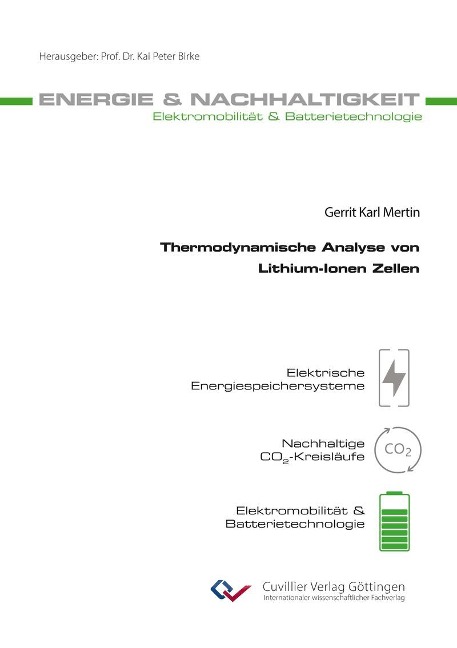 Thermodynamische Analyse von Lithium-Ionen Zellen - 