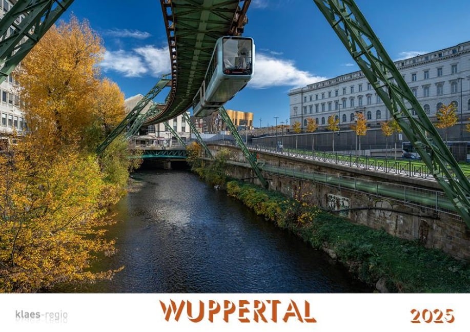 Wuppertal 2025 Bildkalender A4 Spiralbindung - 