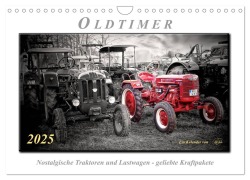 Oldtimer - nostalgische Traktoren und Lastwagen (Wandkalender 2025 DIN A4 quer), CALVENDO Monatskalender - Peter Roder