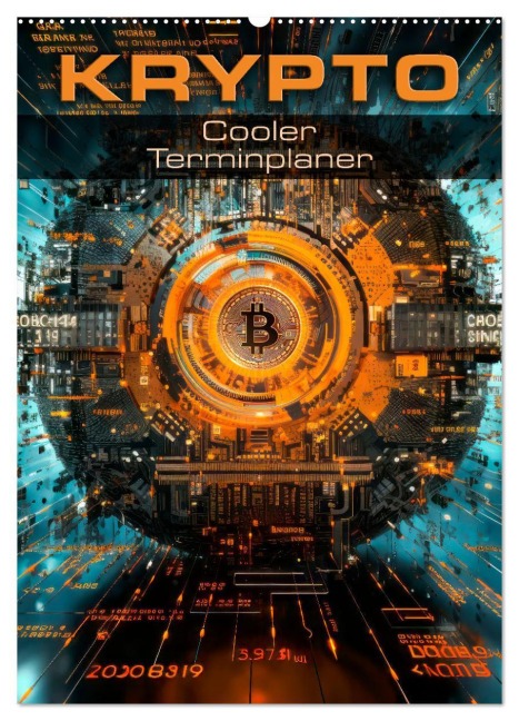 KRYPTO Cooler Terminplaner (Wandkalender 2025 DIN A2 hoch), CALVENDO Monatskalender - Melanie Viola