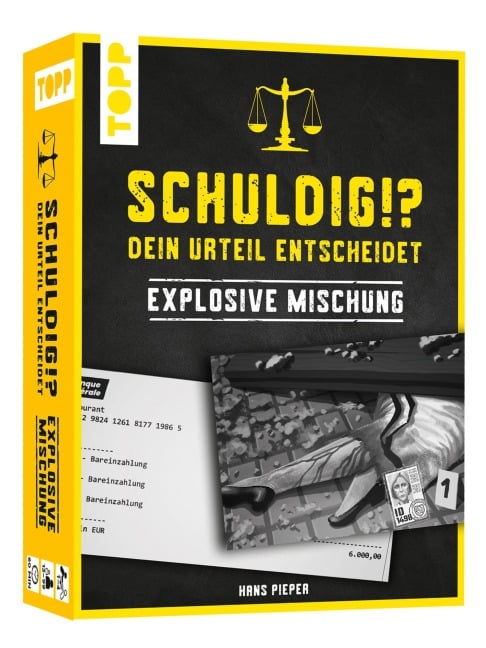 Schuldig?! Dein Urteil entscheidet - Explosive Mischung. Krimispiel in 50 Karten - Hans Pieper