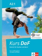 Cover-Bild zum Titel 'Kurs DaF A2.1 Kurs- und Übungsbuch hybrid' von 'Steve Bahn, Nicole Schäfer, Friederike Jin, Kathrin Schweiger, Simone Weidinger'