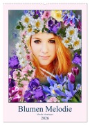 Cover-Bild zum Titel 'Blumen Melodie (Wandkalender 2026 DIN A2 hoch), CALVENDO Monatskalender' von 'Monika Altenburger'