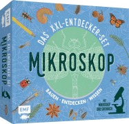 Cover-Bild zum Titel 'Das XXL-Entdecker-Set - Mikroskop: Mit Mikroskop, Linsen und Objektträgern + Sachbuch mit faszinierenden Experimenten' von 'Tom Jackson'